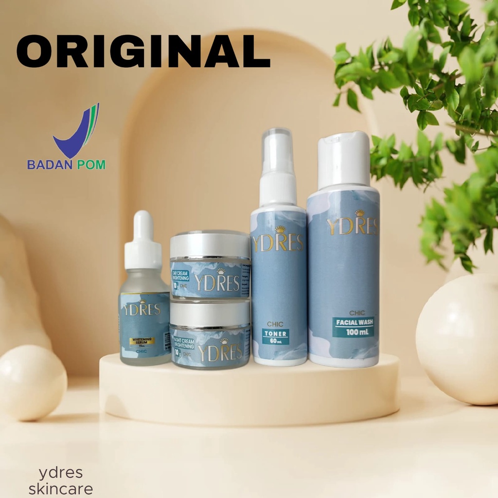 YDRES SKINCARE paket komplit SKINCARE MURAH  SKINCARE MEMBUAT WAJAH GLOWING SKINKER BPOM SKINCARE AM