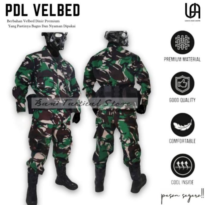 VELBED TERBATAS SETELAN BAJU PDL VELBED MALVINAS/PDL TEMPUR VELBED / PDL EL09I09A82L