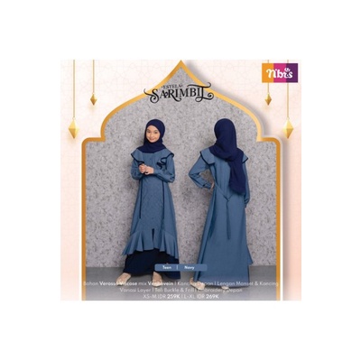 SARIMBIT ESTELA NIBRAS 2023 NAVY TEEN ORIGINAL TERBARU