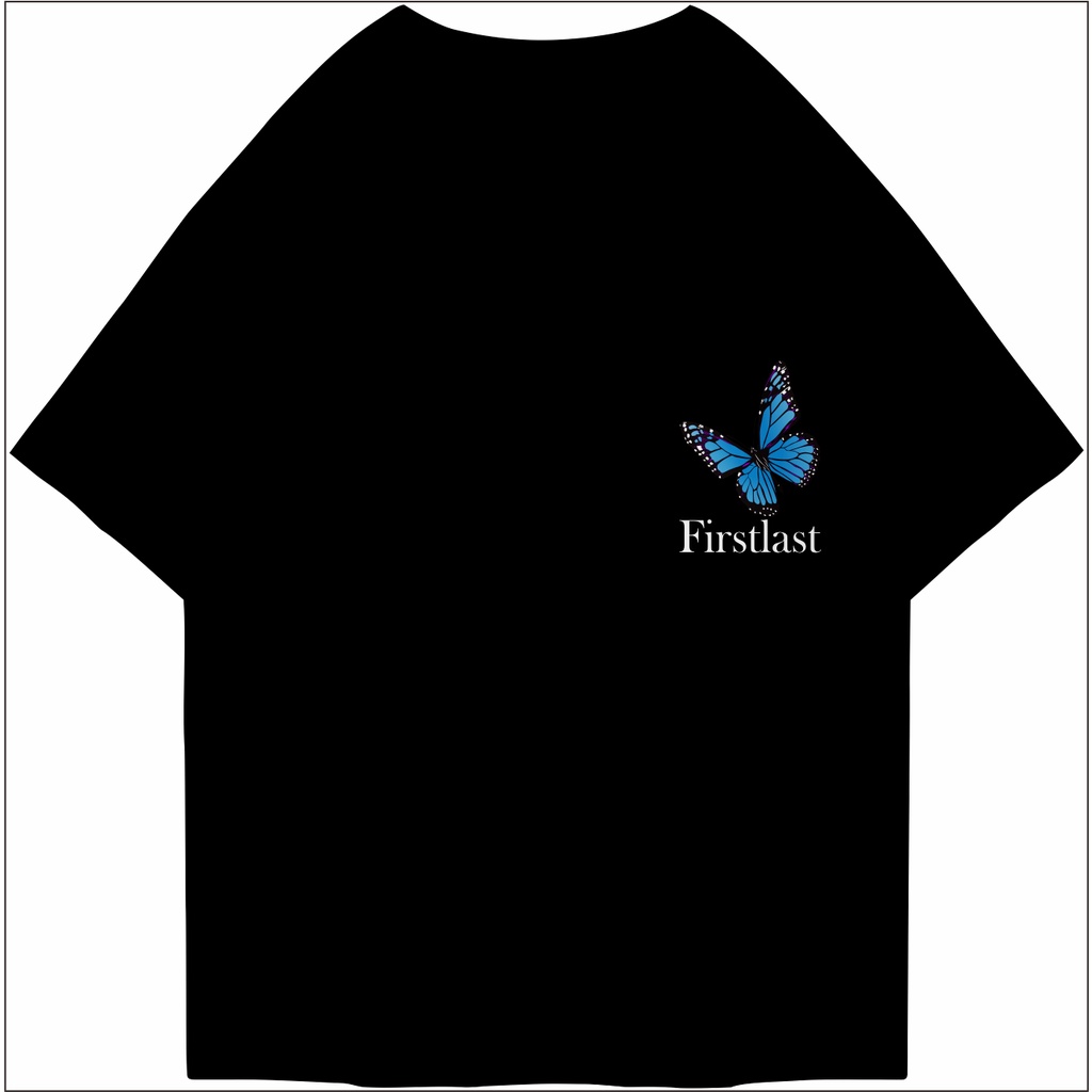 Firstlast Oversized Tshirt Finished Butterfly | Kaos Oversize Pria dan Wanita