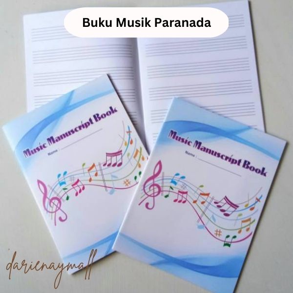 

COD ∣ Buku tulis musik garis lima buku garis paranada ∣ Manuscript book music book ∣ Buku Tangga Nada Not Balok Isi 20 Halaman Buku Les Musik