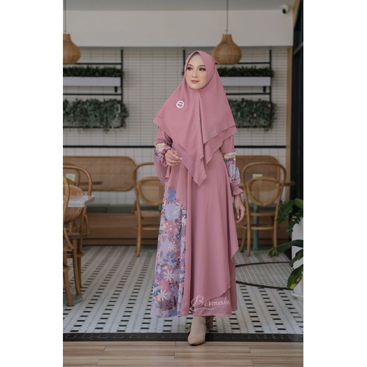 Gamis Set Bermereks Alana Kagumi Sabrina Fatimah Kanaya Savana Syar'i Original Muslim