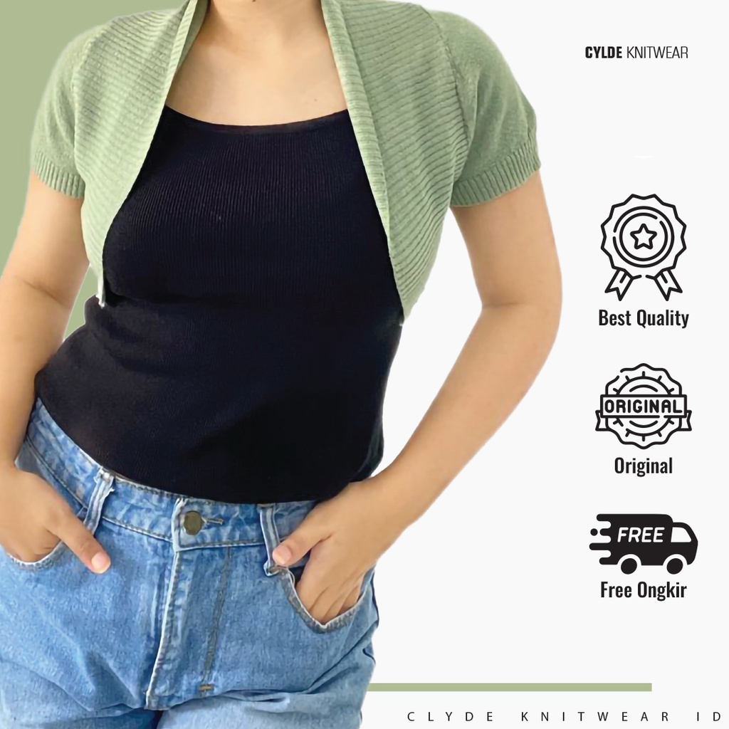 Bolero TANGAN PENDEK / SIMPLE BOLERO / BOLERO POLOS / BOLERO WANITA