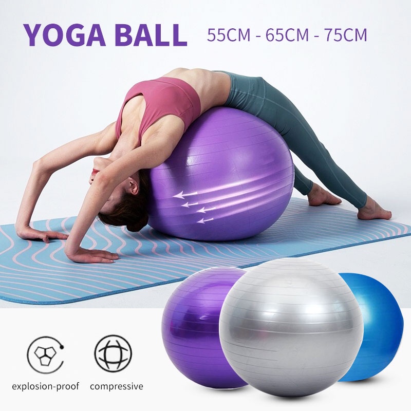 【Free shipping】Gymball Speeds Senam Bola Gym Fitness Untuk Ibu Hamil Diameter 75cm Bola yoga alat  FREE POMPA