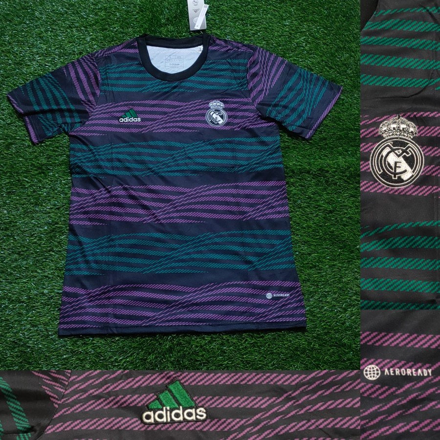 JERSEY SEPAK BOLA & FUTSAL PRIA MADRID TRAINING 2023 GRADE ORI