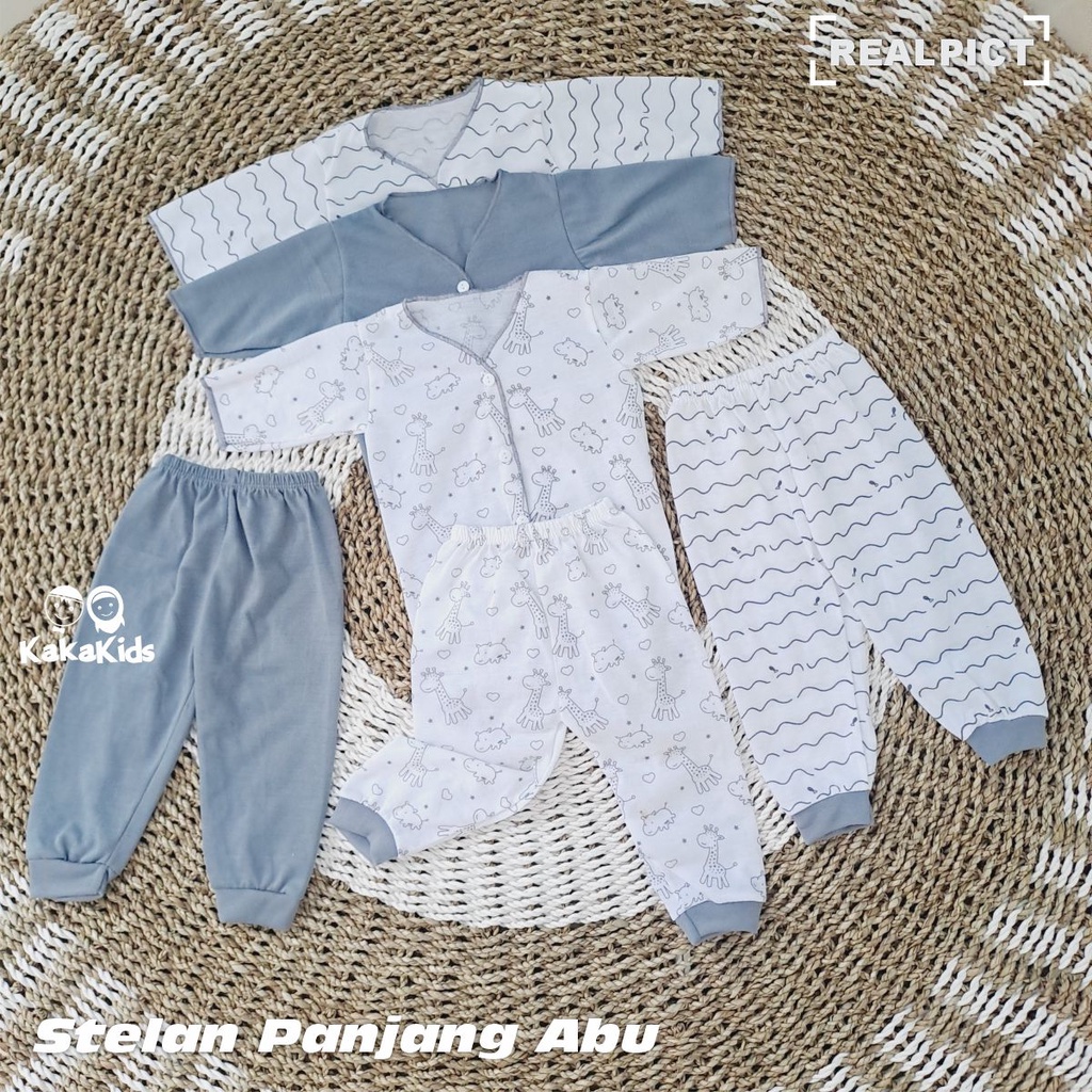Baju Bayi Baru Lahir Stelan - Motif Netral, Simple, Elegan dan Kekinian