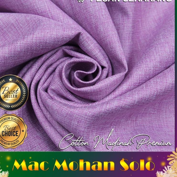 【Penjualan Terbaik】✅COD [BEST SELLER] KAIN KATUN MADINAH PREMIUM TERMURAH PER 0.5m MADINA FODU ORIGI