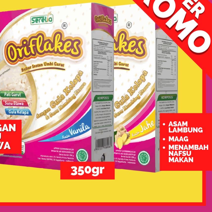 

Discount⚡️⚡️-*PROMO DISKON* Oriflakes Gastro 350 gr (SEREAL UMBI GARUT UNTUK TERAPI ASAM LAMBUNG, MAAG, GERD, DISPEPSIA, GANGGUAN PENCERNAAN)