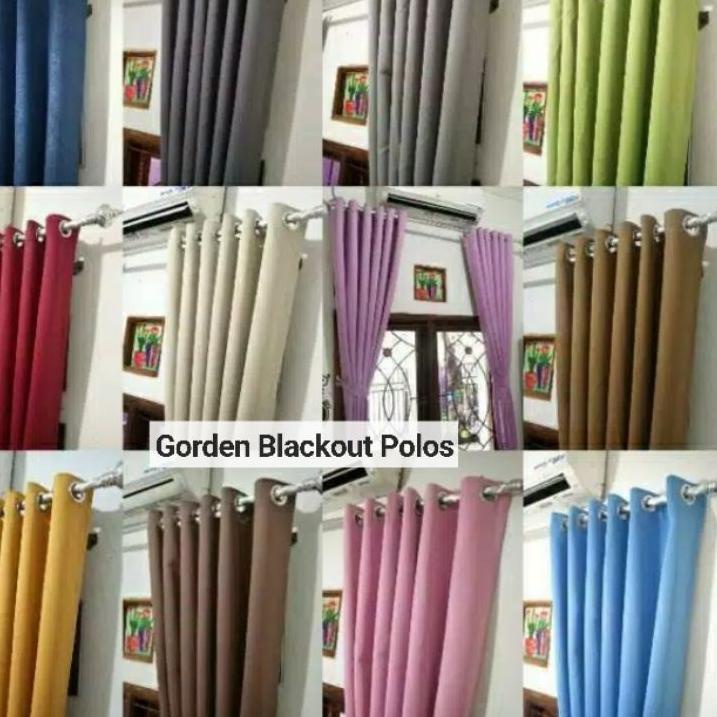 Ramadhan Sale⚡️-Bisa Custom GORDEN BLACKOUT POLOS IMPORT ORIGINAL / Anti Tembus Cahaya / GORDEN INFO