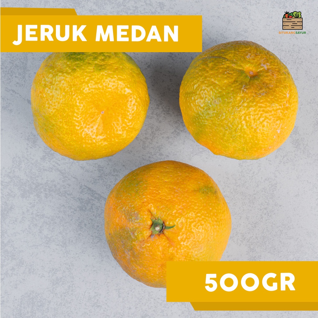 

Buah Jeruk Medan | ±500gr (Kota Bandung & Sekitar)