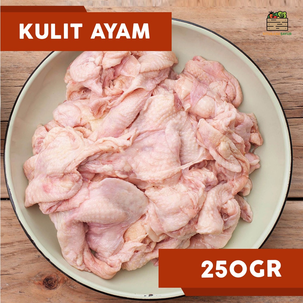 

Kulit Ayam | 250gr (Kota Bandung & Sekitar)