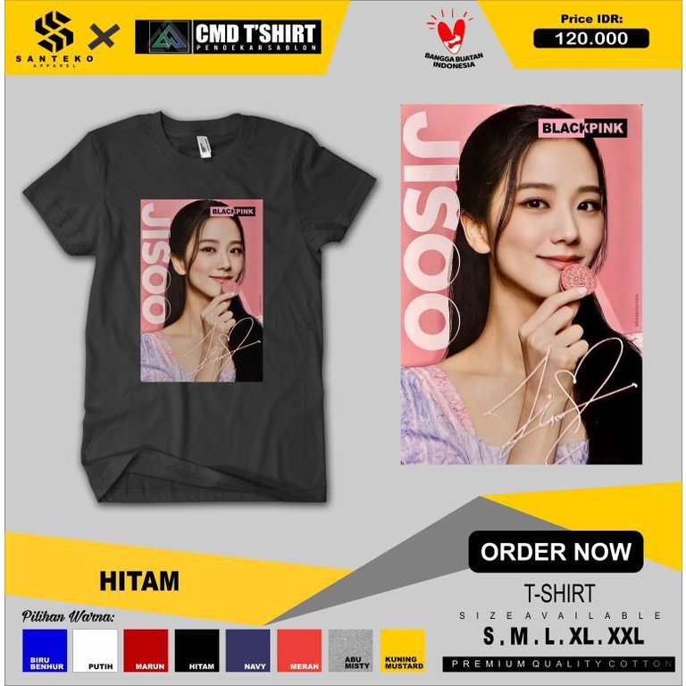 Kaos Blackpink Jisoo 0295 - SANTEKO Apparel