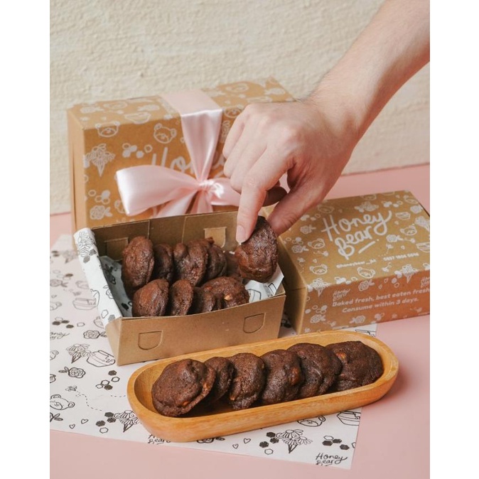 

Chocolate Almond Cookies (18 Pcs) Soft Baked Cookies