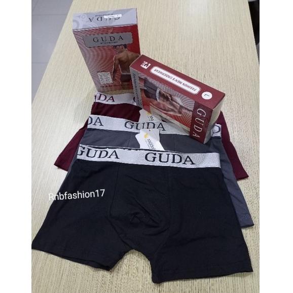 GROSIR_JAKARTA CELANA DALAM BOXER PRIA 3 PCS (GUDA)