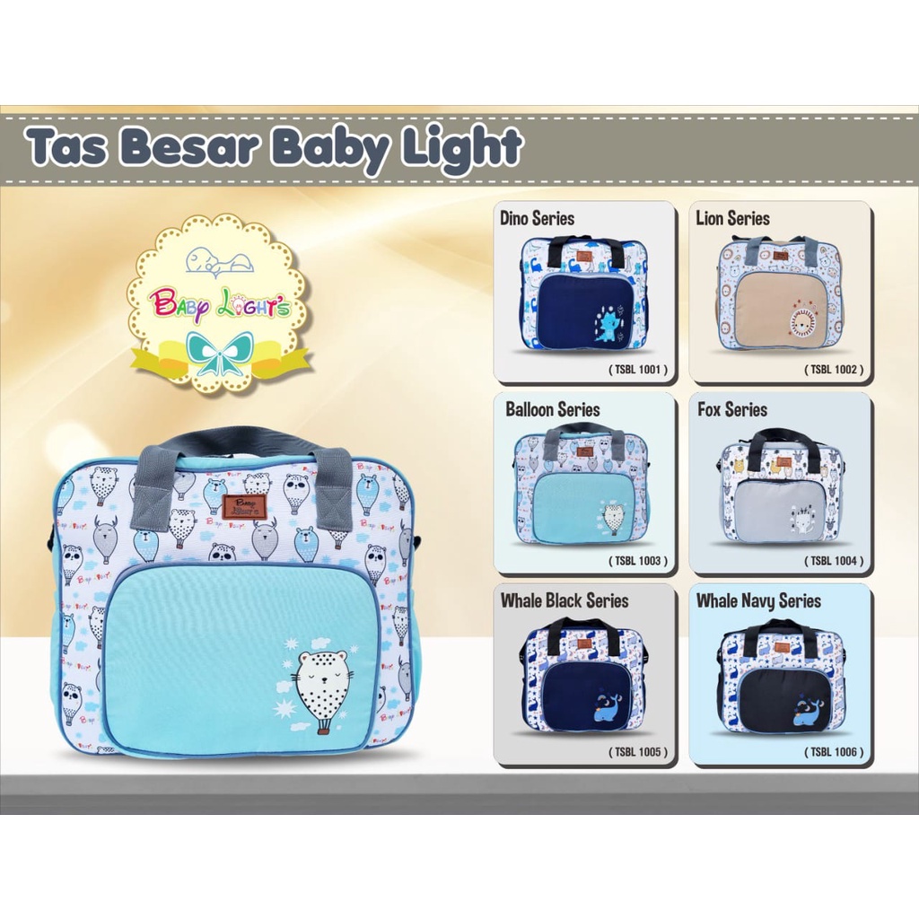 Tas Bayi Kecil Medium Besar Bordir Baby Scots |Baby Family| Baby Lights