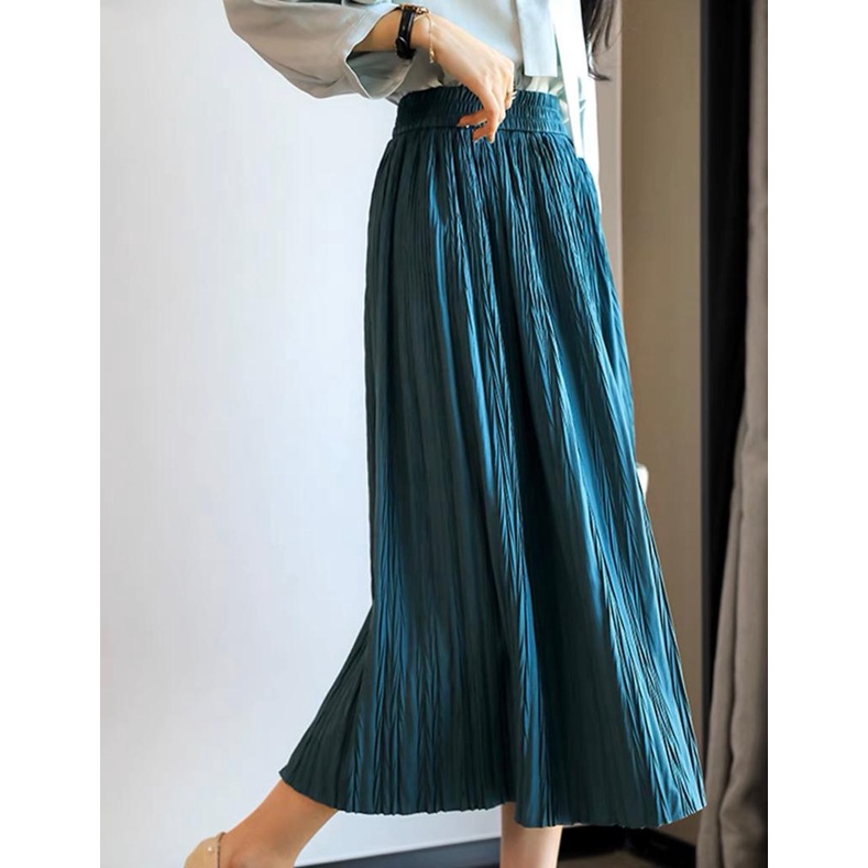 Cherry_ 124 | NEW rok plisket padi premium | pleated skirt korean style | fashion muslim wanita