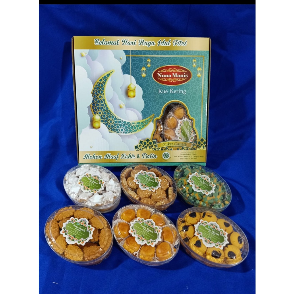 

KUE KERING NONA MANIS PAKET CANTIK HAMPERS THR LEBARAN PARCEL MURAH IDUL FITRI EID RAMADHAN GROSIR