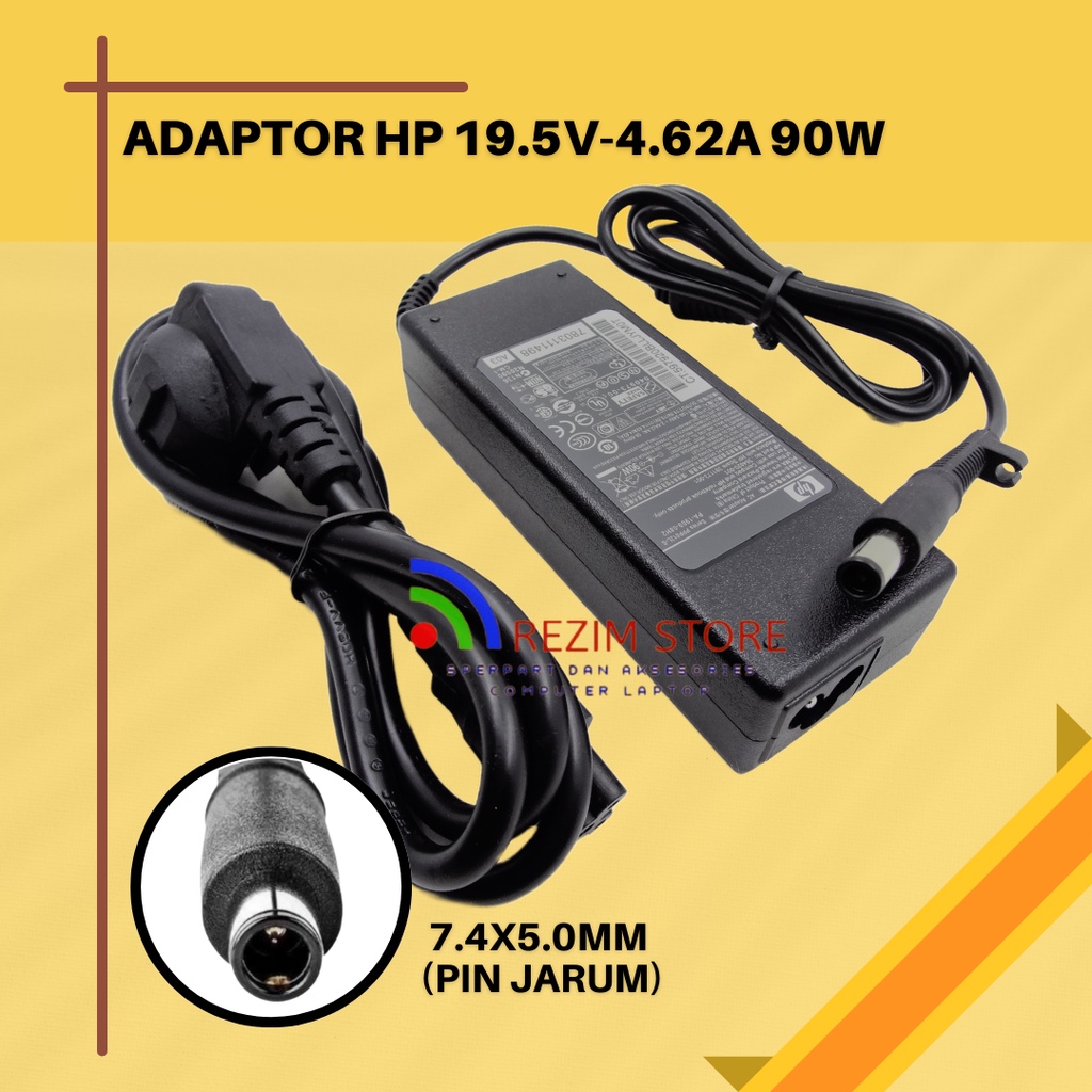 Adaptor Charger HP 19.5V 4.62A 90W Power Adapter Laptop Charger HP TPC-DA57 683511-011 PPP012D-S PA-