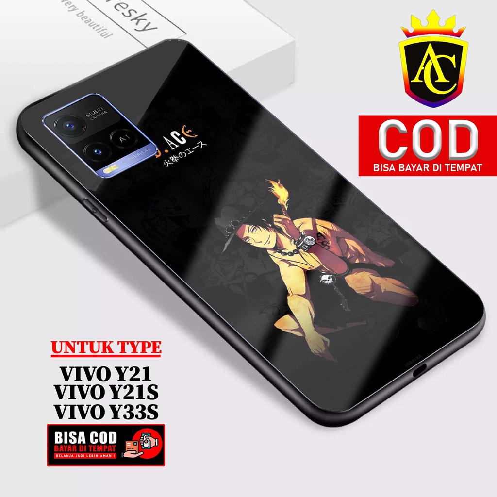 Case Vivo Y21 Y21S Y33S - Aneka Case - [ Wanpis ] Softcase Glass - Hardcase Glossy hp Vivo Y21S Y21 
