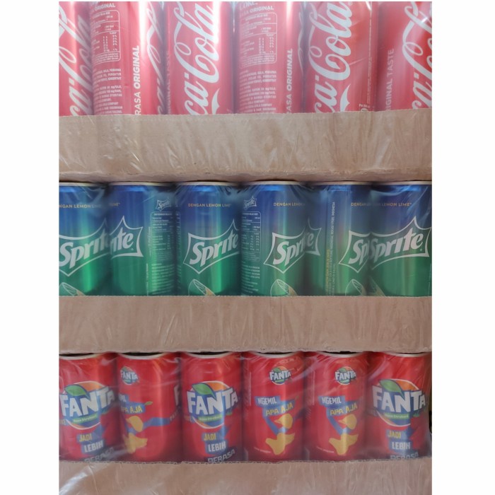 

FANTA/SPRITE/COCA COLA KALENG SLIM 250ml