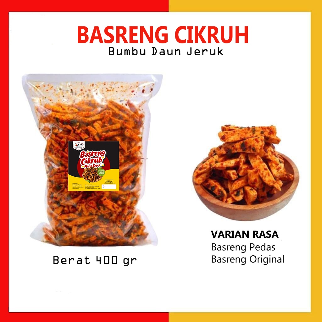 

BASRENG CIKRUH Daun Jeruk Stik 360gr