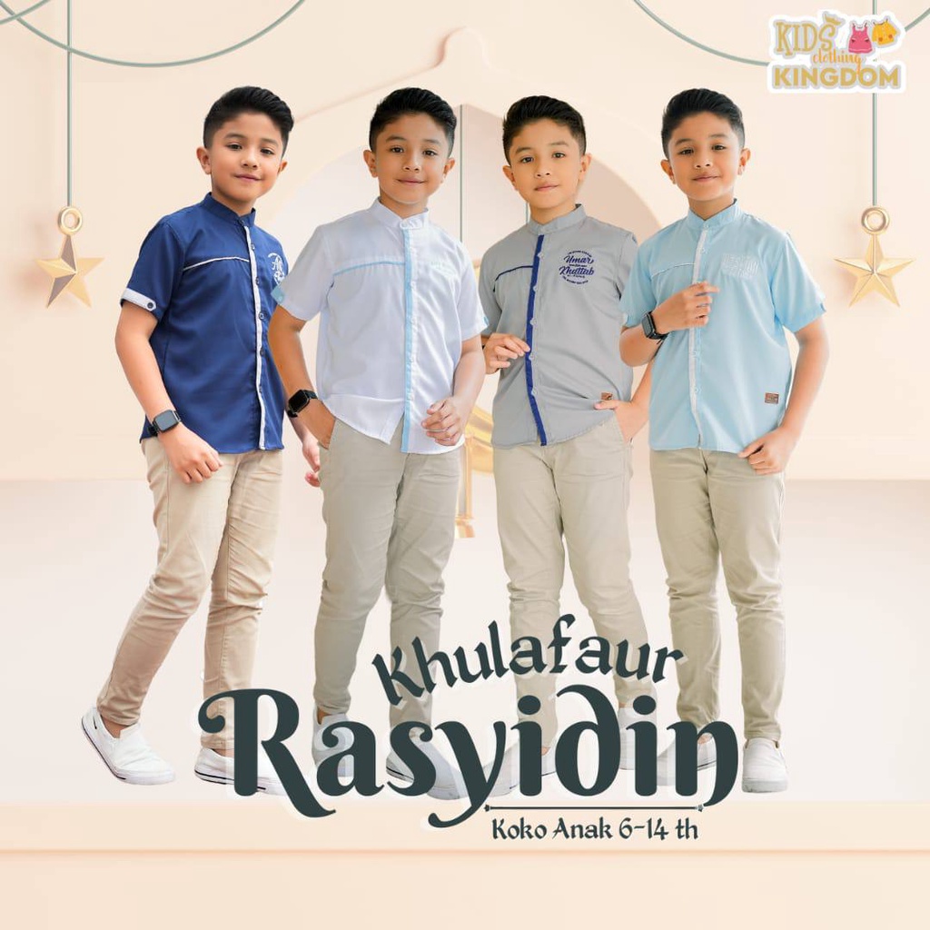 Koko anak Khulafaur Rasyidin by Kids Clothing Kingdom ( koko saja)