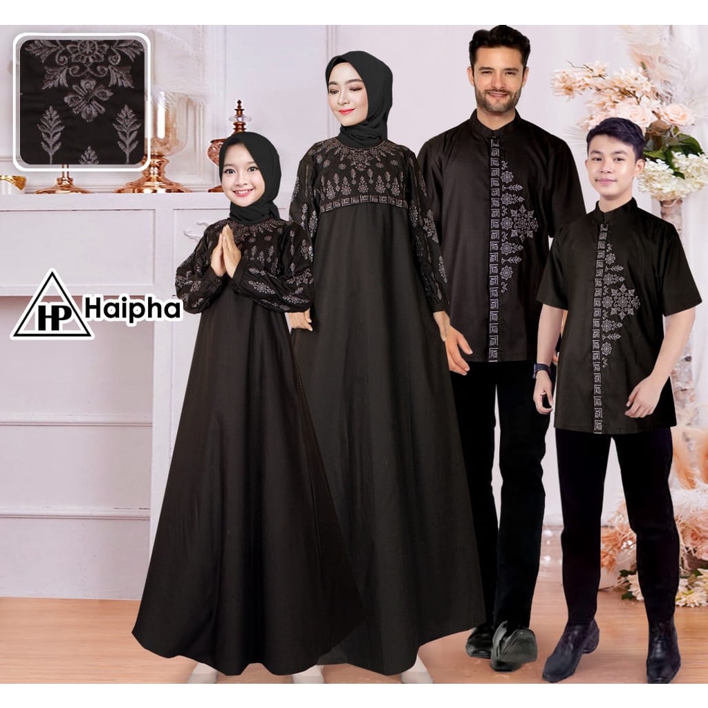 Unna_Store.2019/Gamis Couple Pasangan Senada Terbaru 2023 Virall Kekinian Baju Muslim Kapelan Keluar