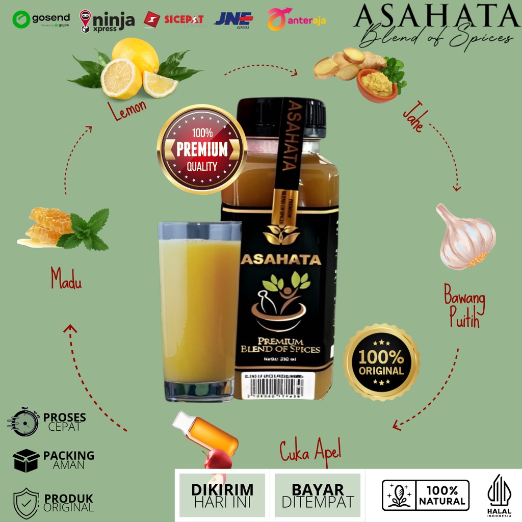 

Jus Bawang Putih Tunggal Obat Jantung Bengkak 100% Asli - Asahata Original