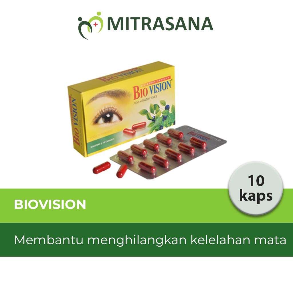 Biovision Strip 10 Kapsul - Vitamin Kesehatan Mata