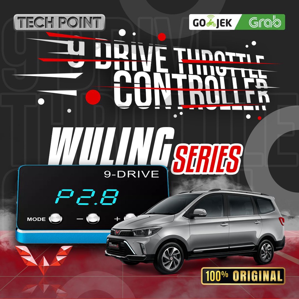9 Drive Wuling Confero Piggyback Throttle Controller Remap