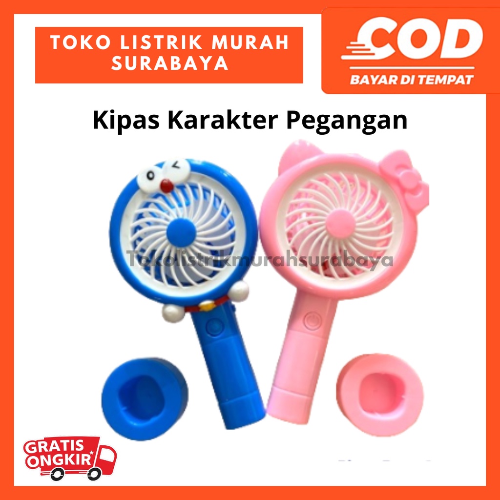 KIPAS KARAKTER PEGANGAN/ KIPAS PORTABLE