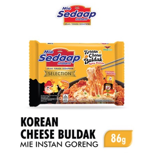 

SEDAAP KOREAN CHEESE BULDAK 86GR