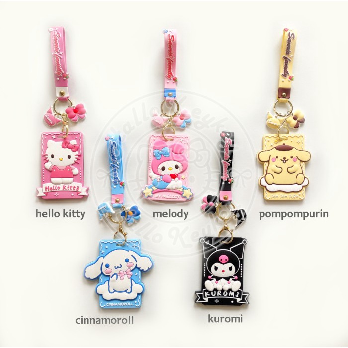 

Terlaris Gantungan Name Tag Id Card Kitty Melody Cinnamoroll Kuromi Pompompurin