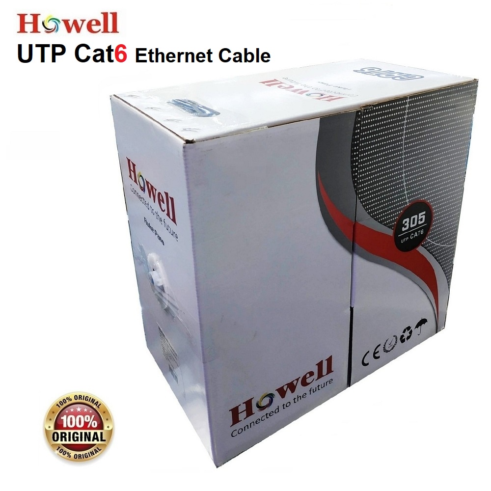 Howell Kabel Lan UTP RJ45 CAT6 Ethernet Internet Cable 305M