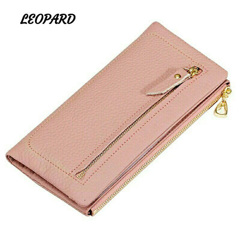 DOMPET LIPAT PANJANG WANITA PREMIUM KULIT KOREA IMPORT MURAH BRANDED TERBARU ORI