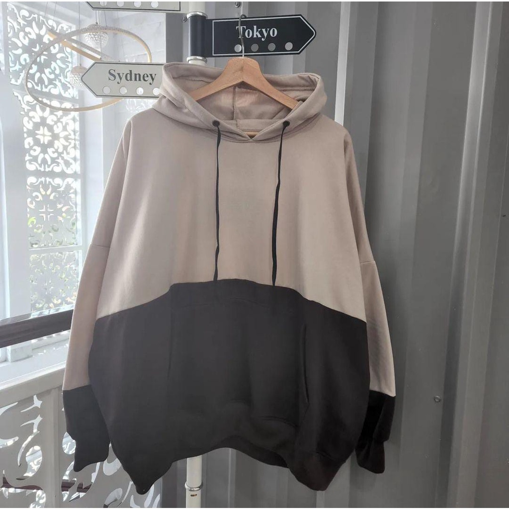 BIG COMBIE SWEATER HOODIE UNISEX FIT XXXL KANTONG SAKU (MRF)