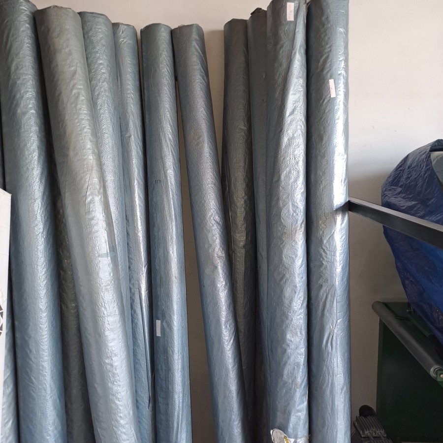 TERPAL PLASTIK GARUDA korea ROLL 2x100 M - Biru Silver