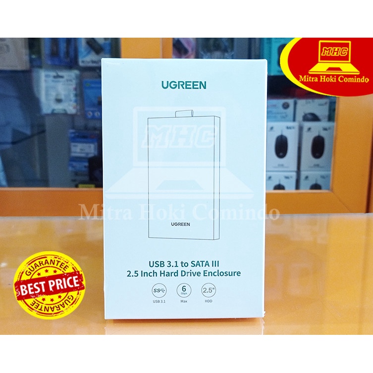 UGREEN HDD SSD Casing / Enclosure USB-C to 2.5″ SATA Neo CM237