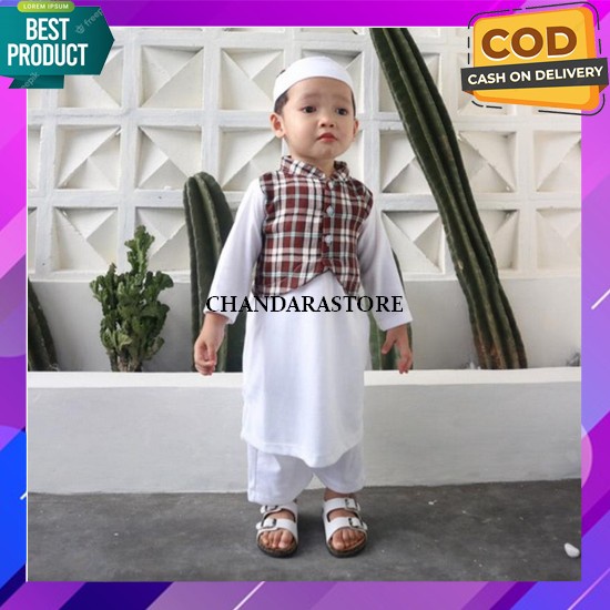 Gamis Anak Cowok Umur 2 3 4 5 Tahun Laki Laki Polos Murah Lengan Pendek Lengan Panjang Kekinian Umur