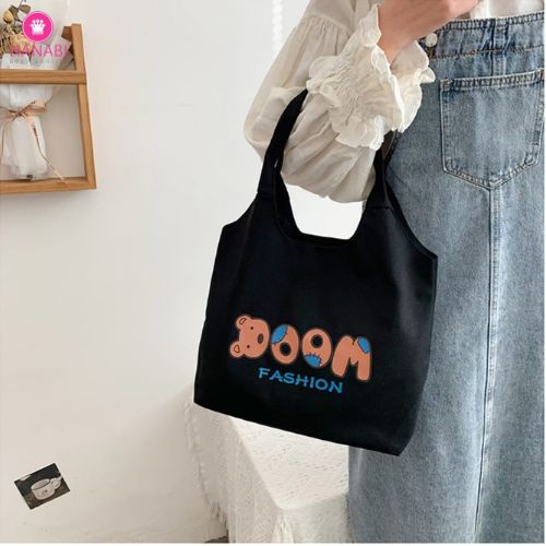 HANABI-tas totebag BOOM FASHION tas wanita tas jalanjalan tas kuliah