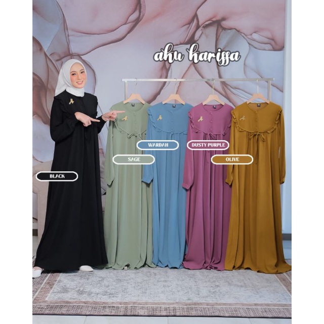 LUCI DRESS BY AKU KARISSA / GAMIS CRINKLE AKU KARISSA / GAMIS REMAJA MURAH / GAMIS LEBARAN 2023