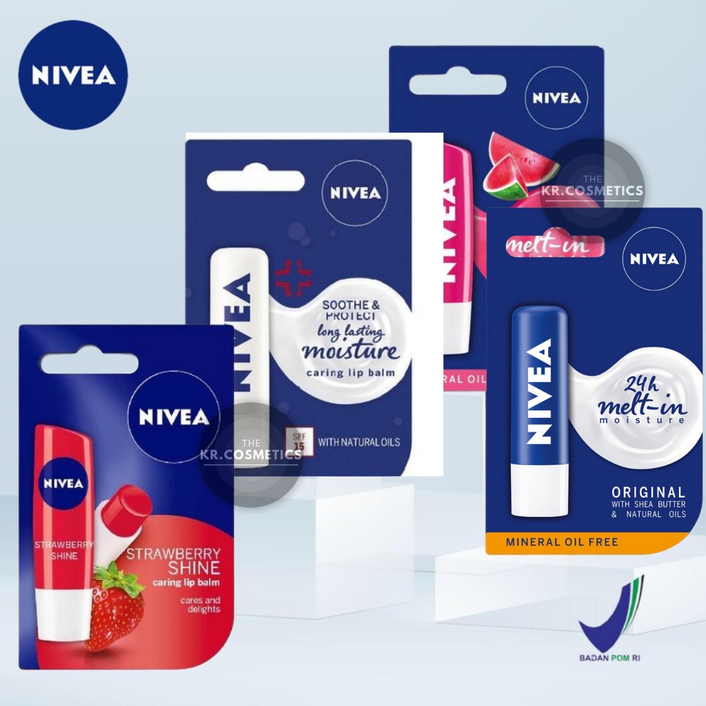 NIVEA Lip Balm - Lip Care 4,8gr