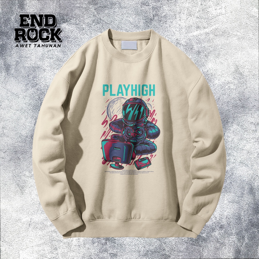 Crewneck Exclusive Original Endrock Tema Playhigh DTFS128