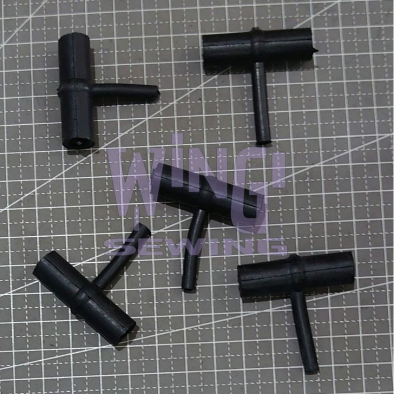 Karet T Sambungan Pipa Oli Mesin Jahit JUKI