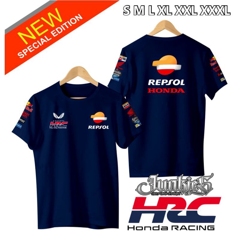 Kaos T-shirt Baju Team Repsol Honda motogp 2023