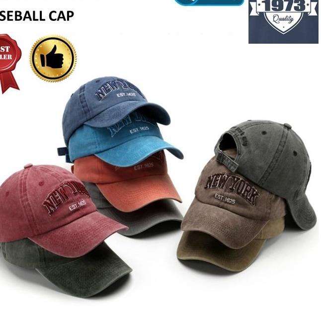 ♠  Baseball cap : NEW YORK - Topi Baseball Topi Pria Topi New York Topi Wanita