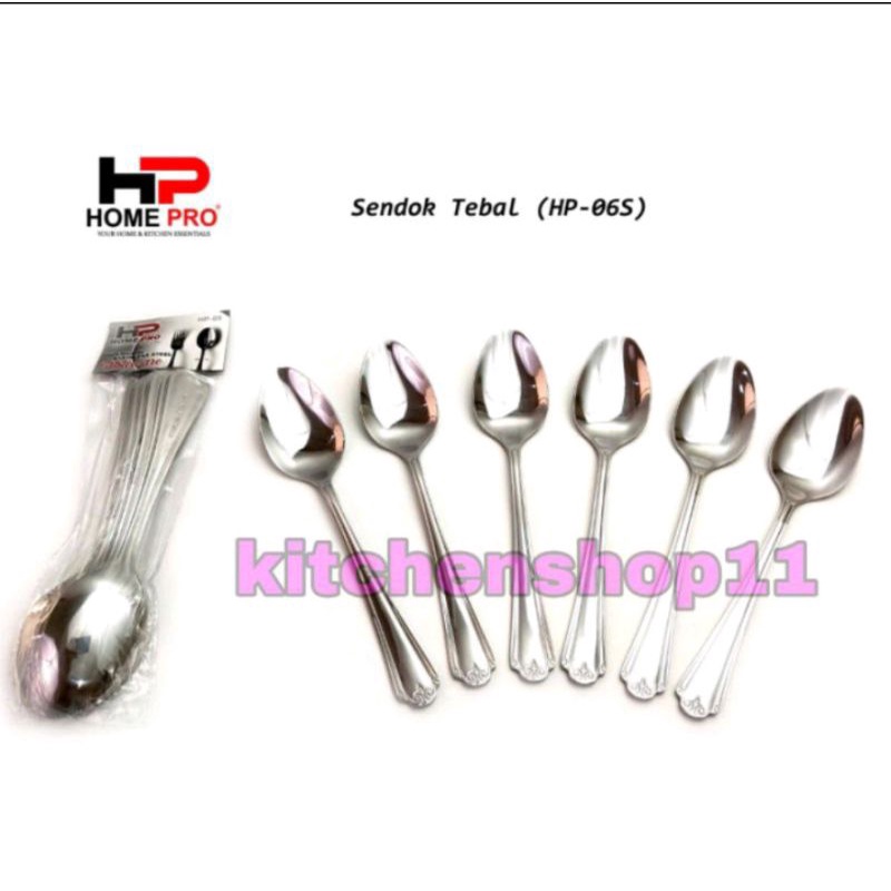 6pcs Sendok Makan Hotel PREMIUM Stainless DIJAMIN Tebal isi 6pcs / garpu makan hotel stainless tebal super tebal isi 6pcs / sendok hotel berbintang / sendok restaurant caffe