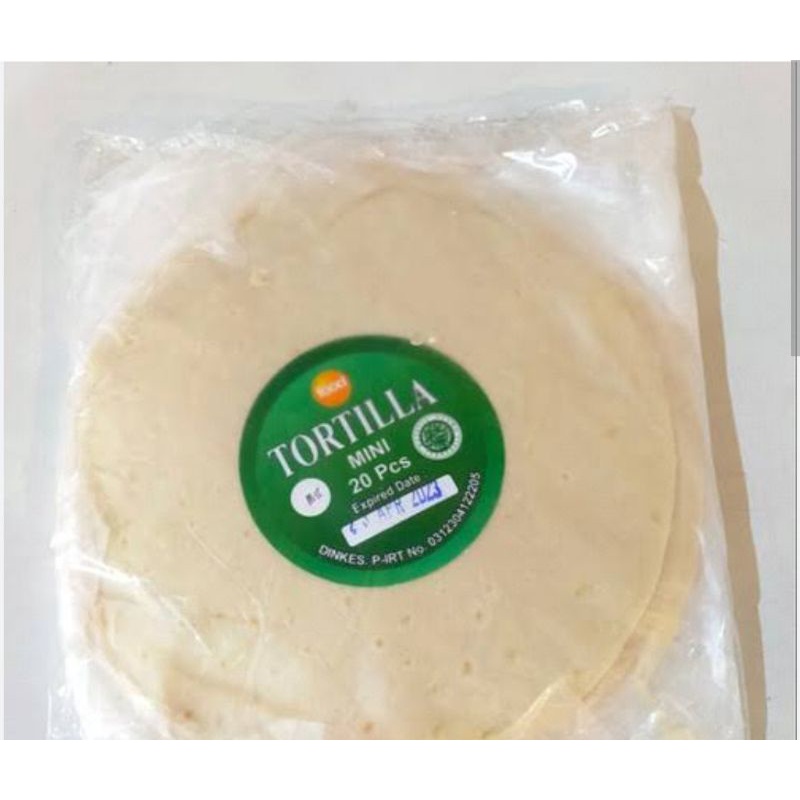 

KULIT KEBAB/ TORTILA MINI 18CM ISI 20PCS