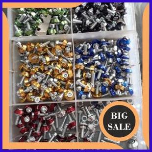 Baut Monel Variasi Body Motor Nmax Aerox Pcx Lexi Supra Vario Beat dll sparepart 29M4R23