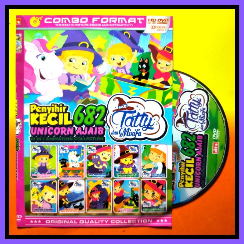 Kaset Film Kartun Anak Koleksi Tatty Dan Misifu Penyihir Kecil 682 Bahasa Indonesia.